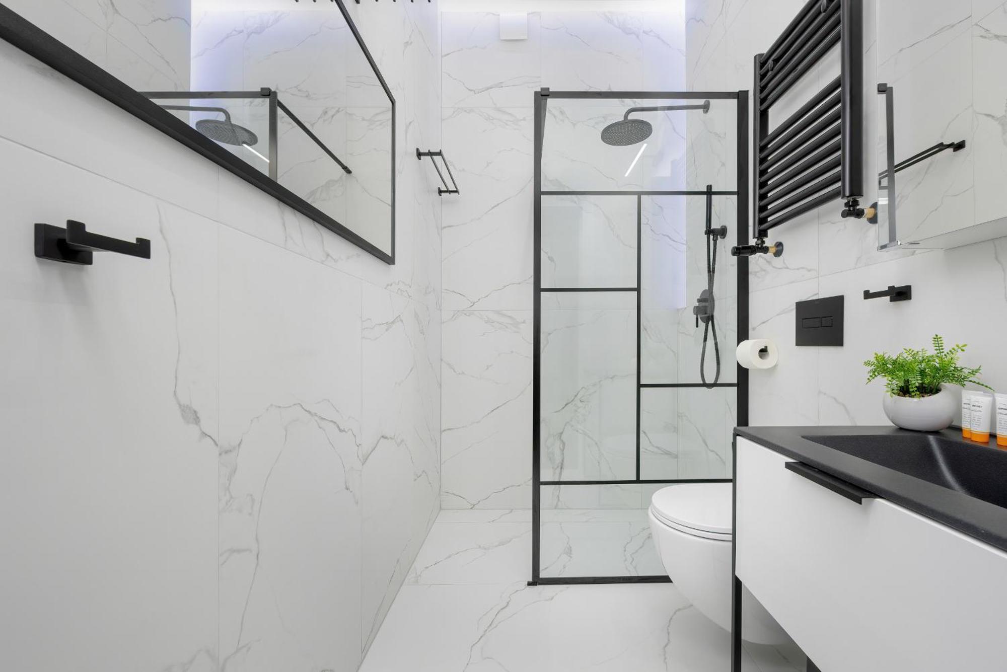 Exclusive Grey And Red Apartment In Warsaw Center By Noclegi Renters Exteriör bild